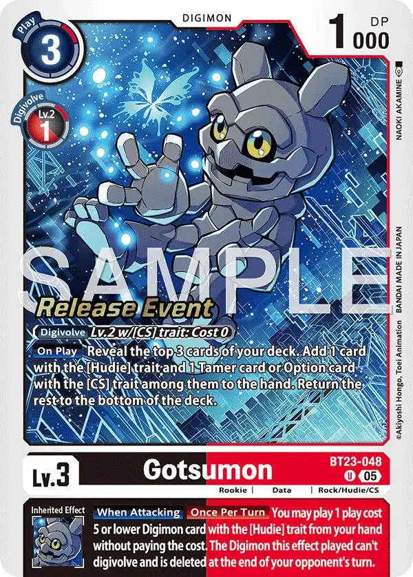 Gotsumon [Bt23-048] [Hackers' Slumber Release Event Cards] 1