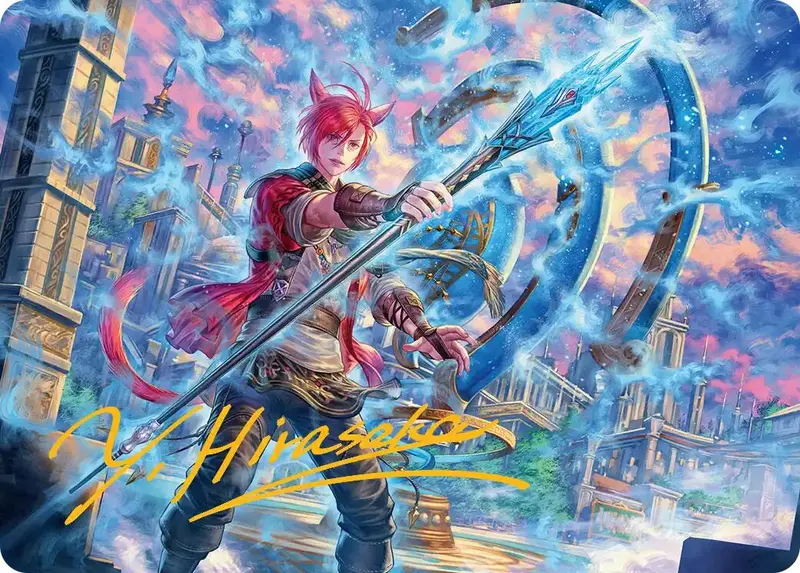 G'raha Tia, Scion Reborn Art Card (19) (Gold-Stamped Signature) [Final Fantasy Art Series] 1