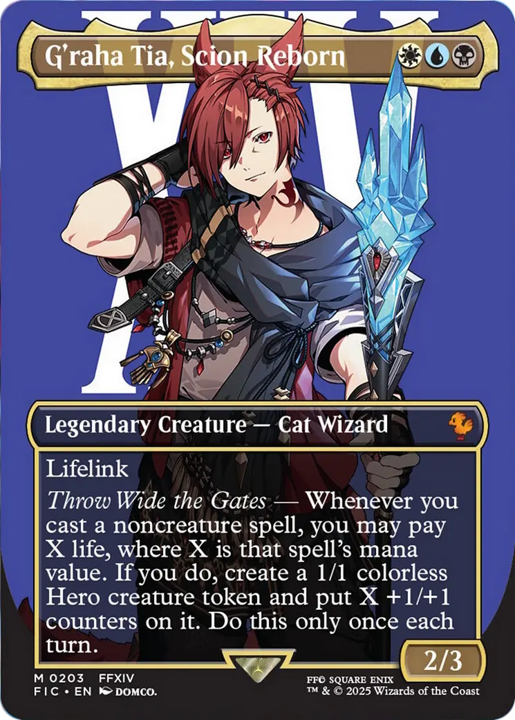 G'raha Tia, Scion Reborn (Borderless) [Final Fantasy Commander] 1