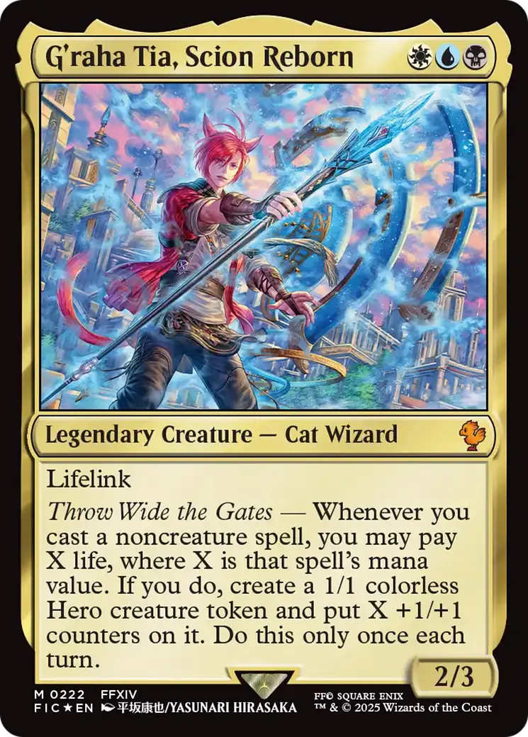 G'raha Tia, Scion Reborn (Surge Foil) [Final Fantasy Commander] 1