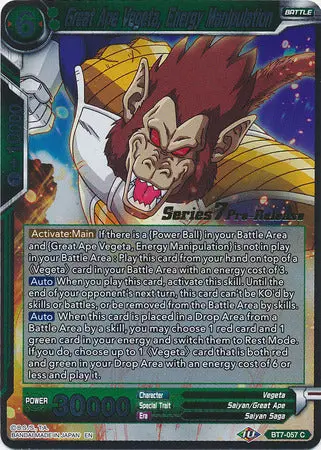 Great Ape Vegeta, Energy Manipulation [Bt7-057_Pr] 1