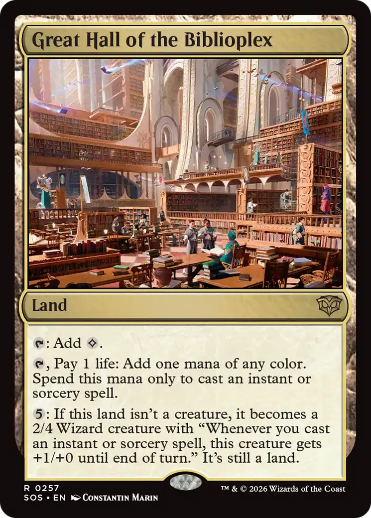 Great Hall Of The Biblioplex [Secrets Of Strixhaven] 1