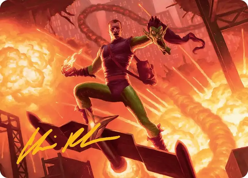 Green Goblin, Revenant Art Card (Gold-Stamped Signature) [Marvel's Spider-Man Art Series] 1
