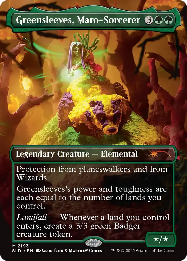 Greensleeves, Maro-Sorcerer (Rainbow Foil) [Secret Lair Drop Series] 1