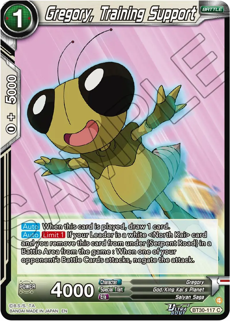 Gregory, Training Support (Bt30-117) [Three Glorious Fighters] 1