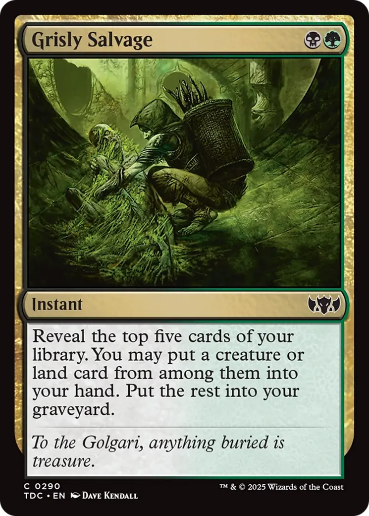 Grisly Salvage [Tarkir: Dragonstorm Commander] 1