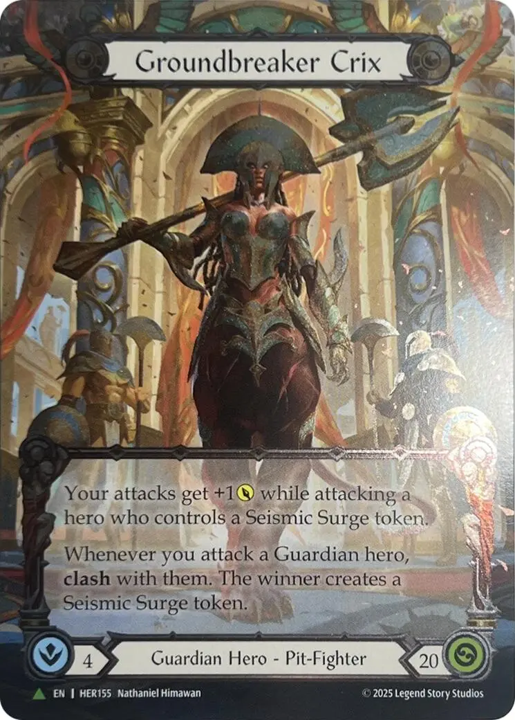 Groundbreaker Crix [Her155] (Promo)  Cold Foil 1