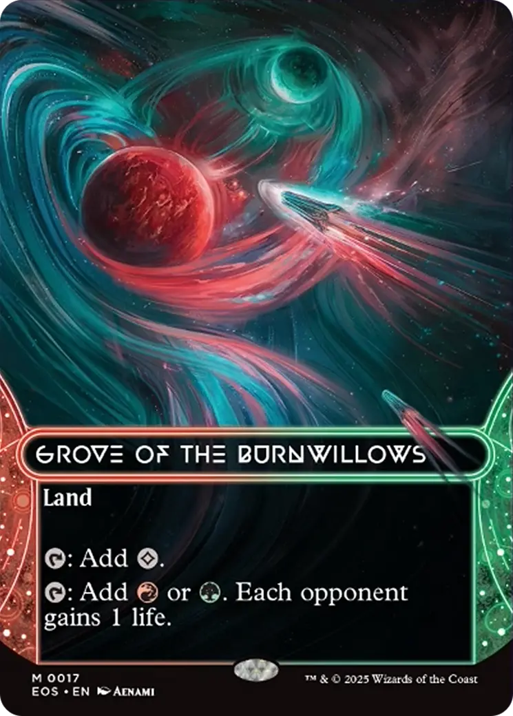 Grove Of The Burnwillows (0017) (Borderless) [Edge Of Eternities: Stellar Sights] 1