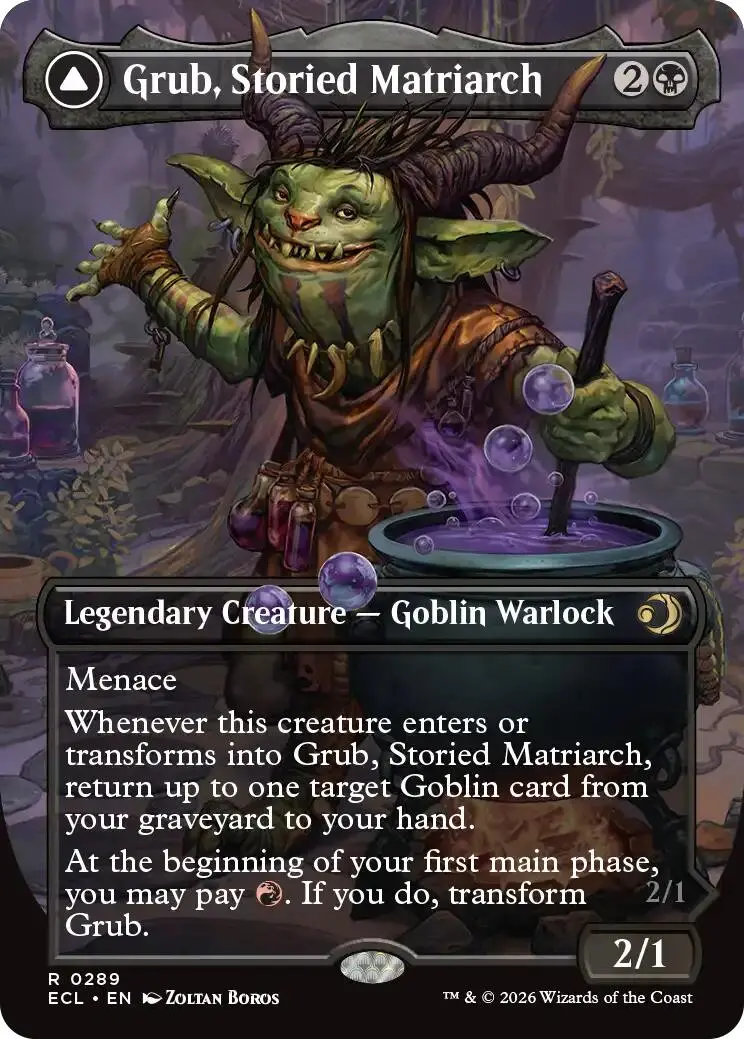 Grub, Storied Matriarch (Borderless) [Lorwyn Eclipsed] 1