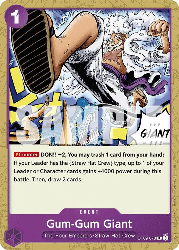 Gum-Gum Giant (Reprint) [Starter Deck: Purple/Black Monkey.D.Luffy] 1