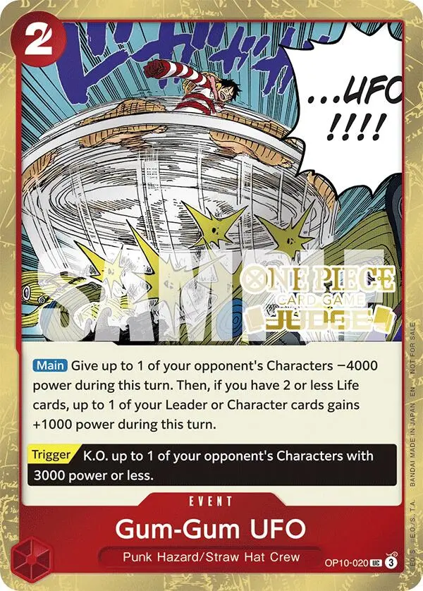 Gum-Gum Ufo (Judge Pack Vol. 6) [One Piece Promotion Cards] 1