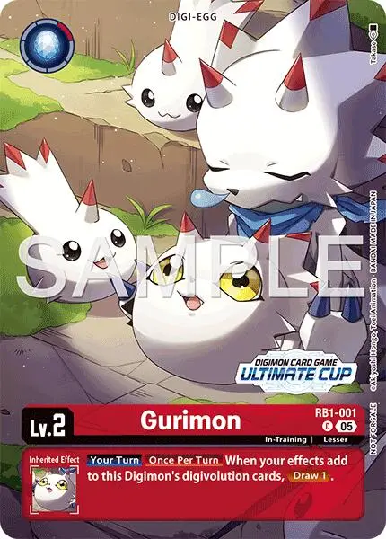 Gurimon [Rb1-001] (Ultimate Cup 26-27 Season 1 Participant) [Resurgence Booster] 1