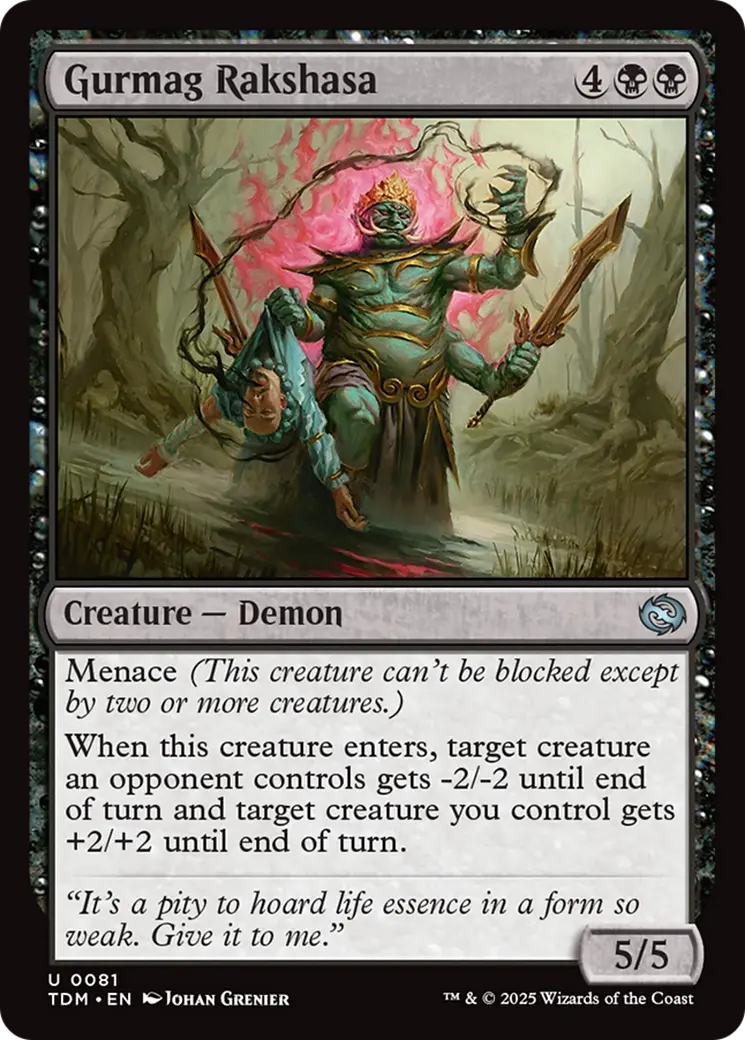 Gurmag Rakshasa [Tarkir: Dragonstorm] 1