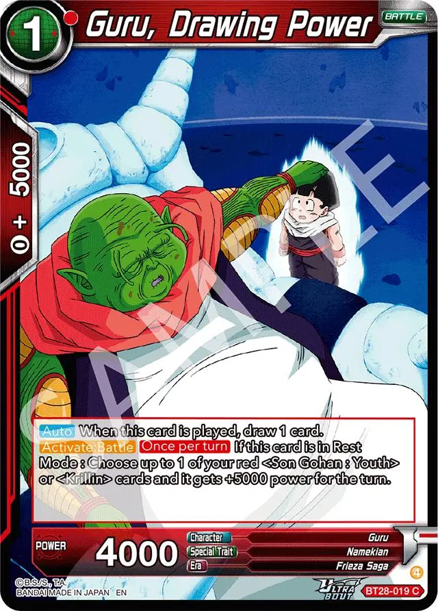 Guru, Drawing Power (Bt28-019) [Prismatic Clash] 1