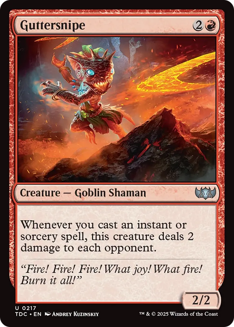 Guttersnipe [Tarkir: Dragonstorm Commander] 1