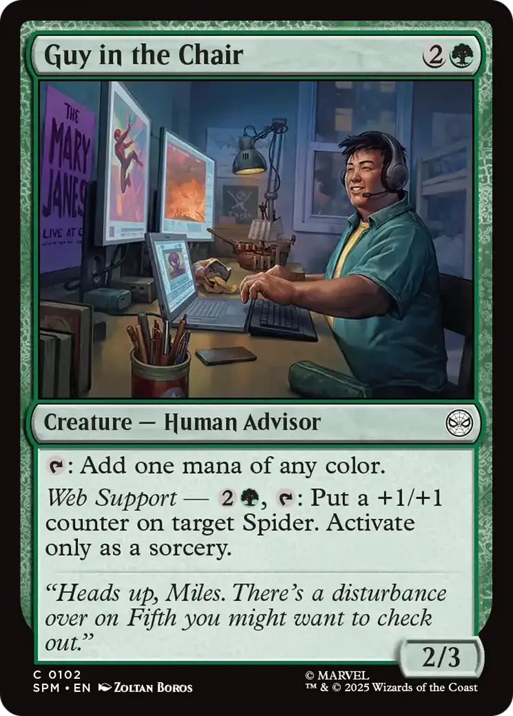 Guy In The Chair [Marvel's Spider-Man] 1