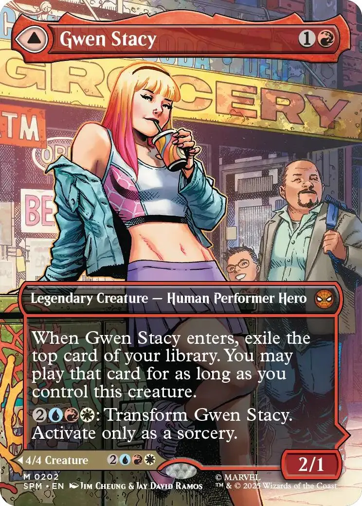 Gwen Stacy (0202) (Borderless) [Marvel's Spider-Man] 1
