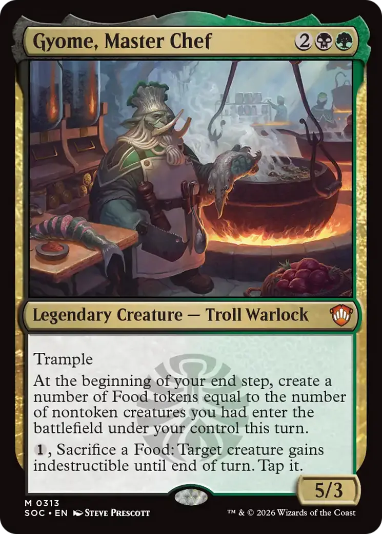 Gyome, Master Chef [Secrets Of Strixhaven Commander] 1