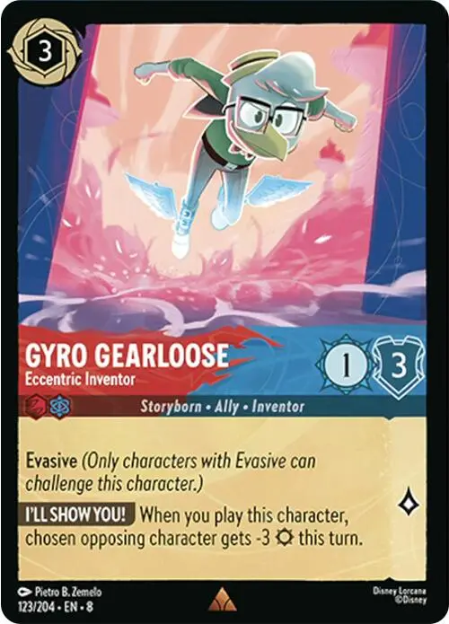 Gyro Gearloose - Eccentric Inventor (123/204) [Reign Of Jafar] 1