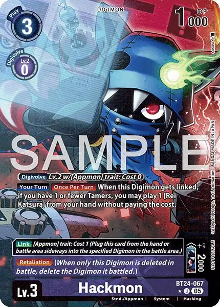 Hackmon [Bt24-067] (Box Topper) [Time Stranger] 1