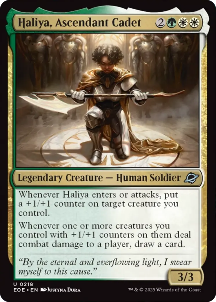 Haliya, Ascendant Cadet [Edge Of Eternities] 1