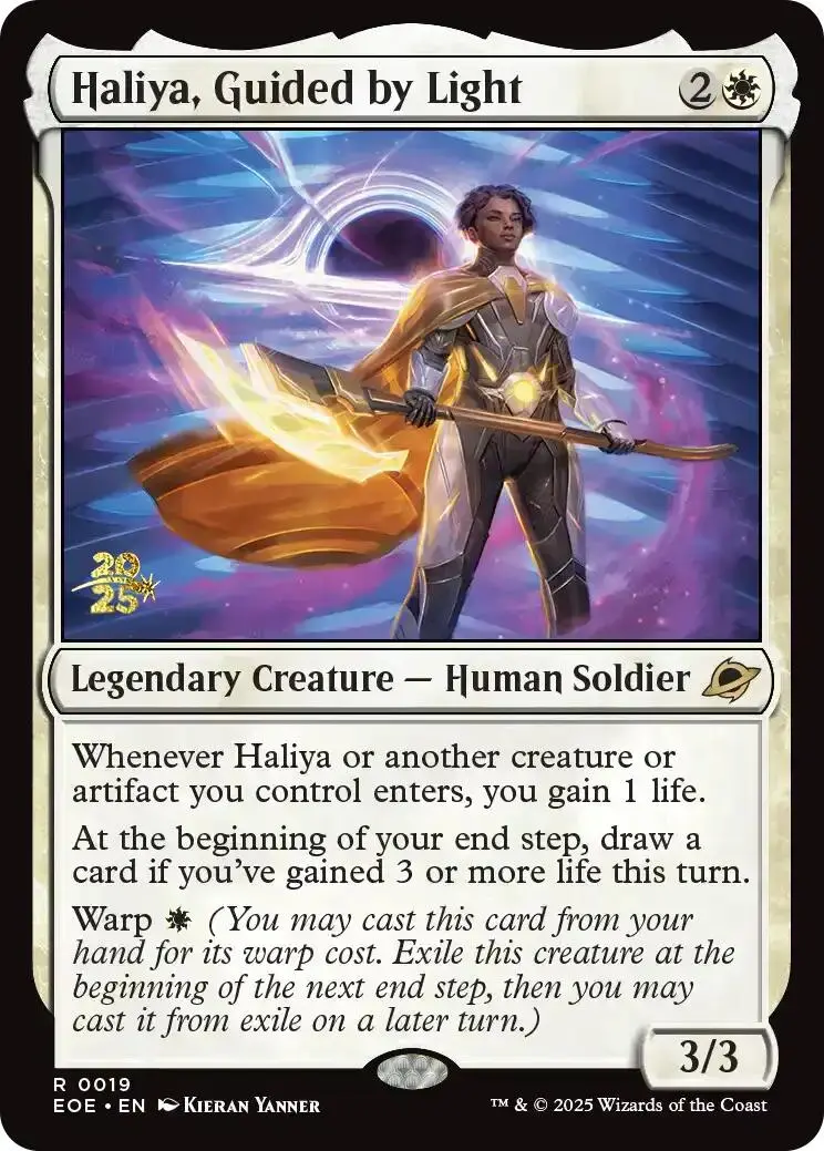 Haliya, Guided By Light [Edge Of Eternities Prerelease Promos] 1