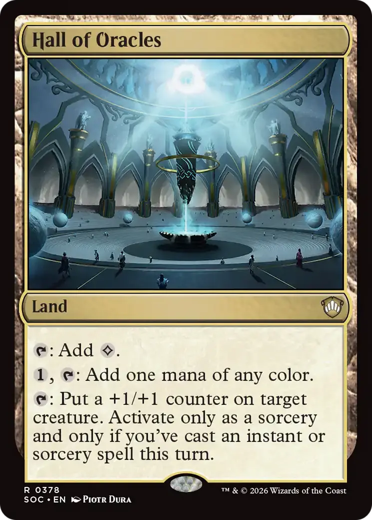 Hall Of Oracles [Secrets Of Strixhaven Commander] 1