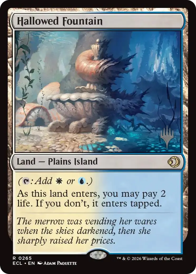 Hallowed Fountain [Lorwyn Eclipsed Promos] 1