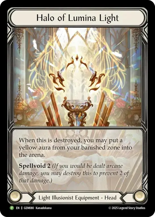 Halo Of Lumina Light [Gem080] (Gem Pack 3)  Rainbow Foil 1