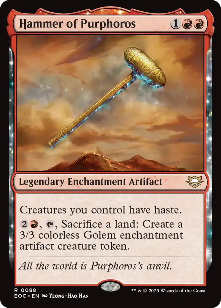 Hammer Of Purphoros [Edge Of Eternities Commander] 1