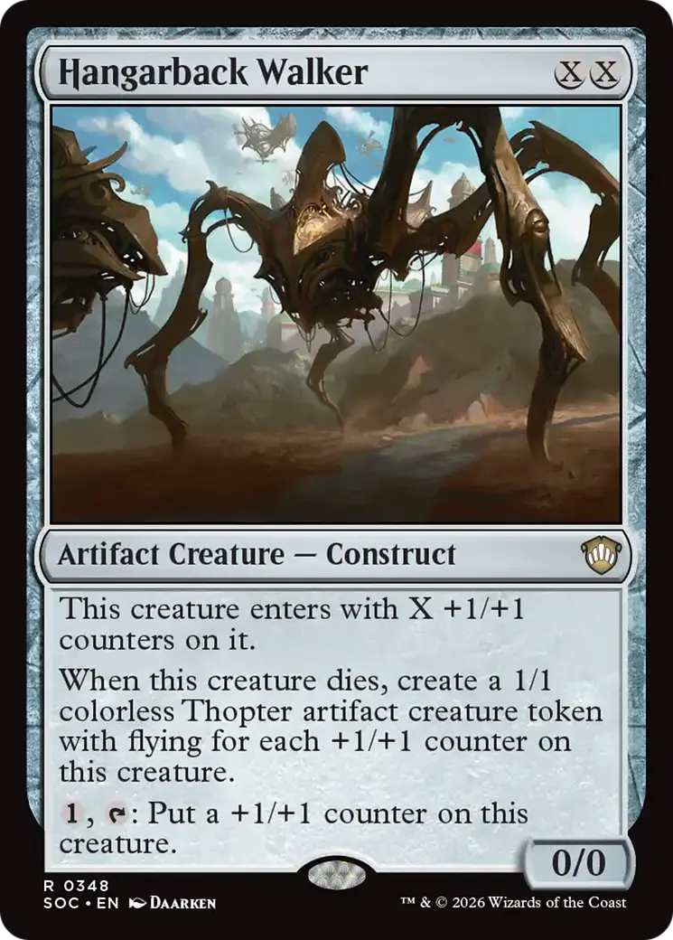 Hangarback Walker [Secrets Of Strixhaven Commander] 1