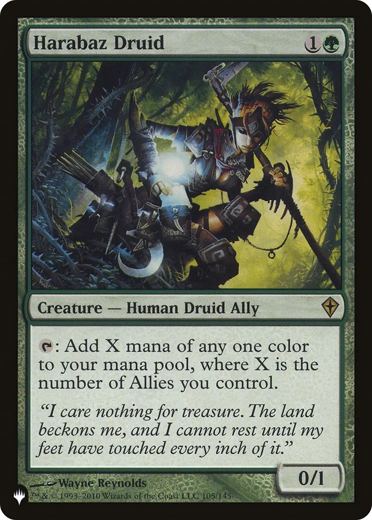 Harabaz Druid (Wwk) [The List] 1