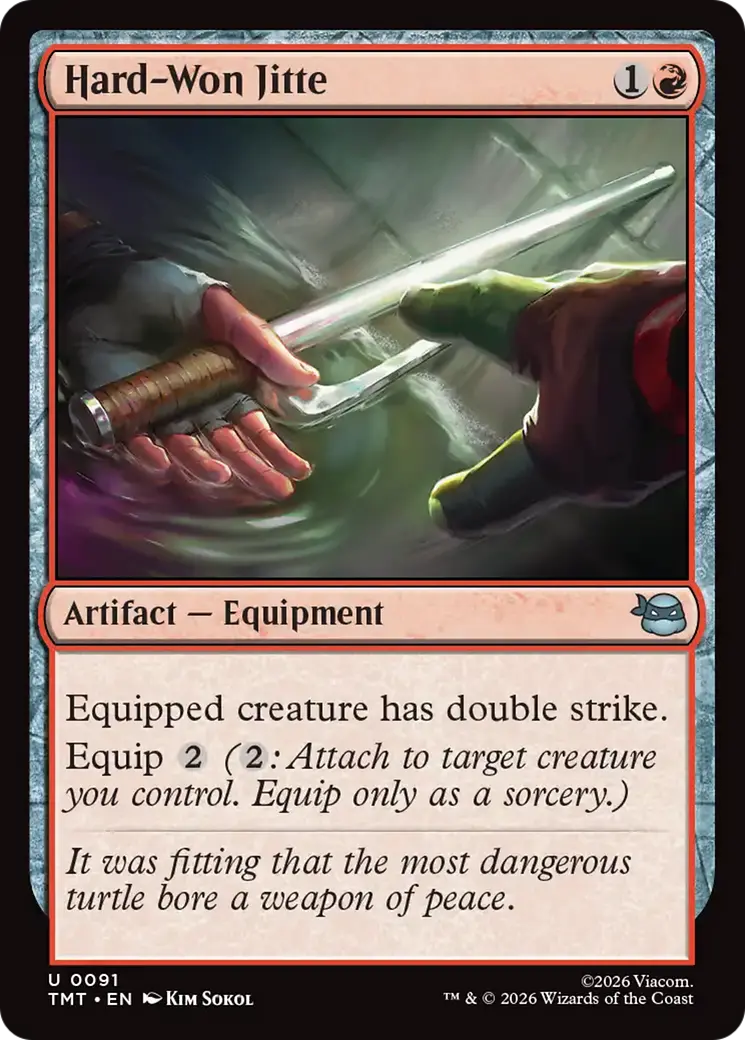 Hard-Won Jitte [Teenage Mutant Ninja Turtles] 1