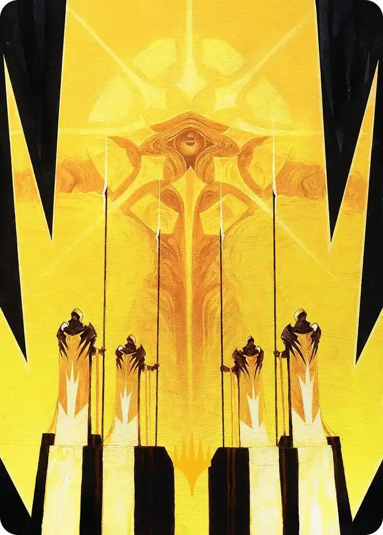 Hardlight Containment Art Card (Gold-Stamped Planeswalker Symbol) [Edge Of Eternities Art Series] 1