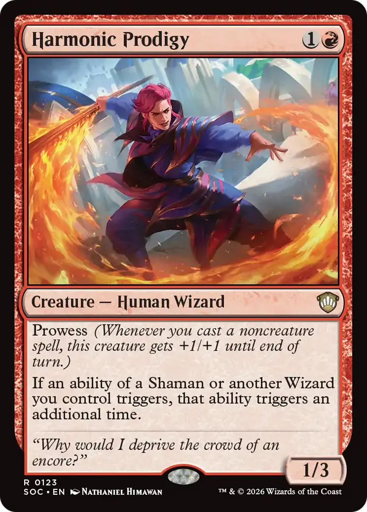 Harmonic Prodigy [Secrets Of Strixhaven Commander] 1