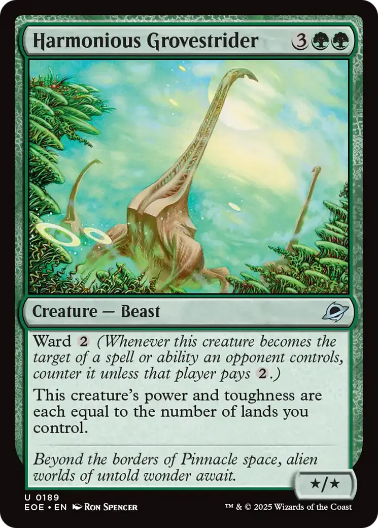 Harmonious Grovestrider [Edge Of Eternities] 1