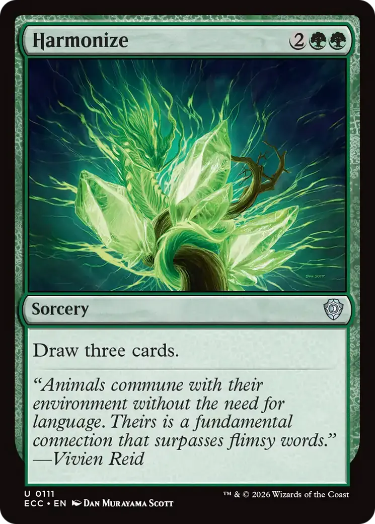Harmonize [Lorwyn Eclipsed Commander] 1