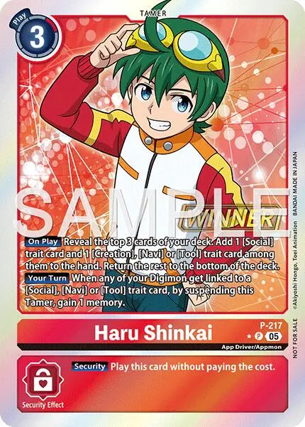 Haru Shinkai [P-217] (Official Store Tournament 2026 Vol. 1 Winner) [Promotional Cards] 1