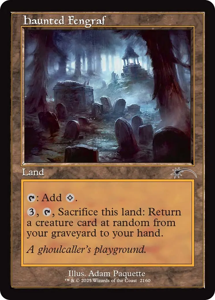 Haunted Fengraf (Retro Frame) [Secret Lair Drop Series] 1