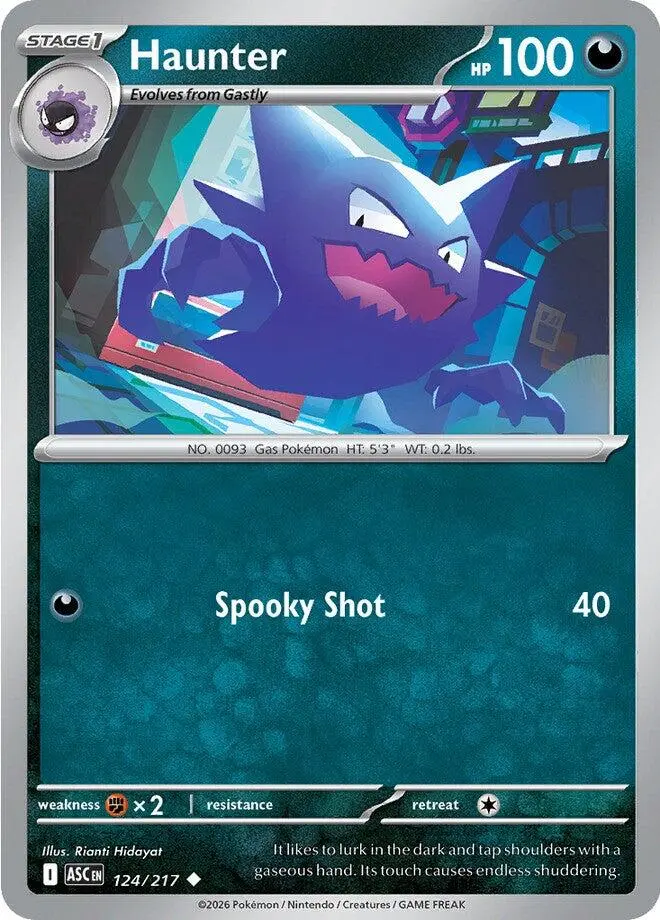 Haunter (124/217) [Mega Evolution: Ascended Heroes] 1
