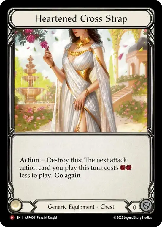 Heartened Cross Strap [Apr004] (Armory Deck: Legends Prism) 1
