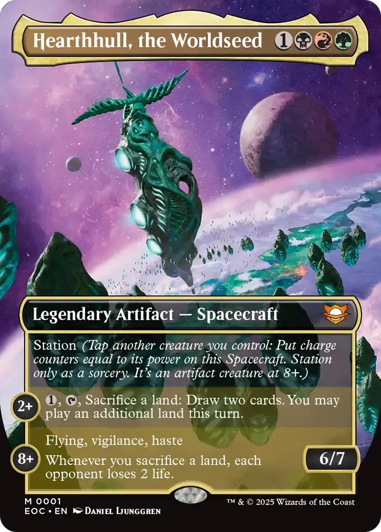 Hearthhull, The Worldseed (Borderless) [Edge Of Eternities Commander] 1