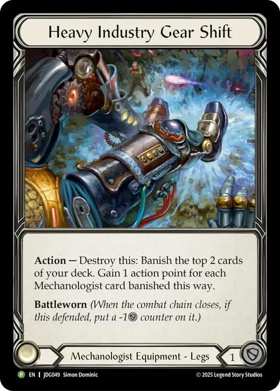 Heavy Industry Gear Shift [Jdg049] (Promo)  Cold Foil 1