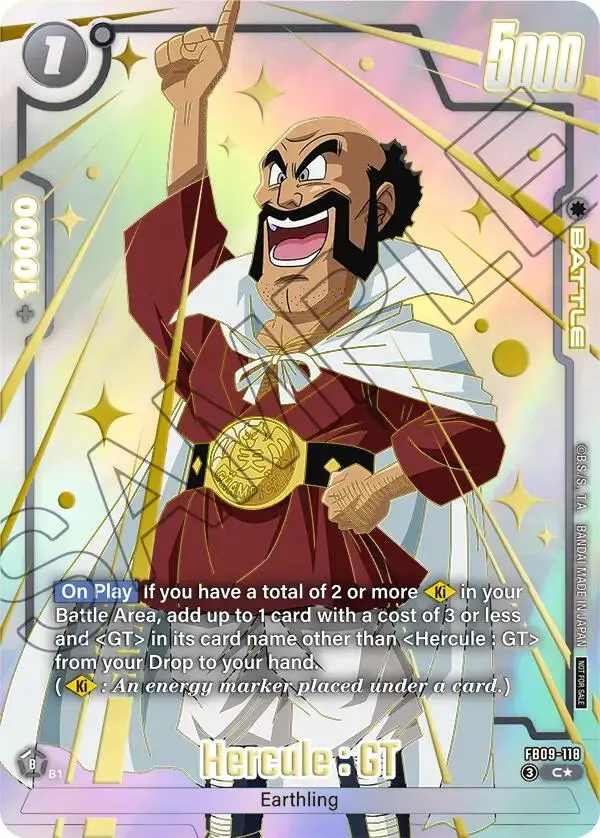 Hercule : Gt (Limited Pack 26-27 Wave1) [Fusion World Tournament Cards] 1