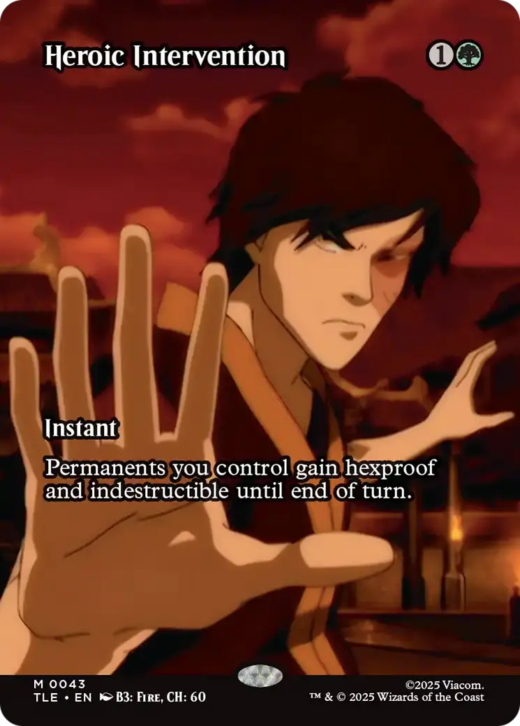 Heroic Intervention (Borderless) [Avatar: The Last Airbender: Eternal-Legal] 1