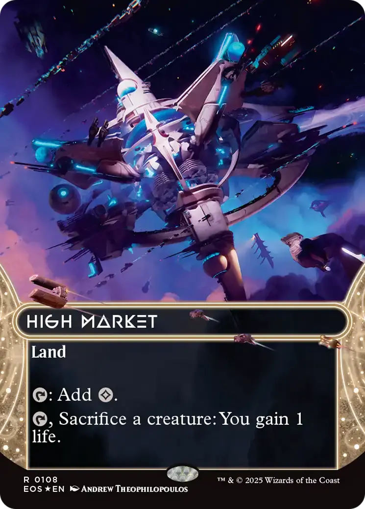 High Market (0108) (Borderless) (Galaxy Foil) [Edge Of Eternities: Stellar Sights] 1