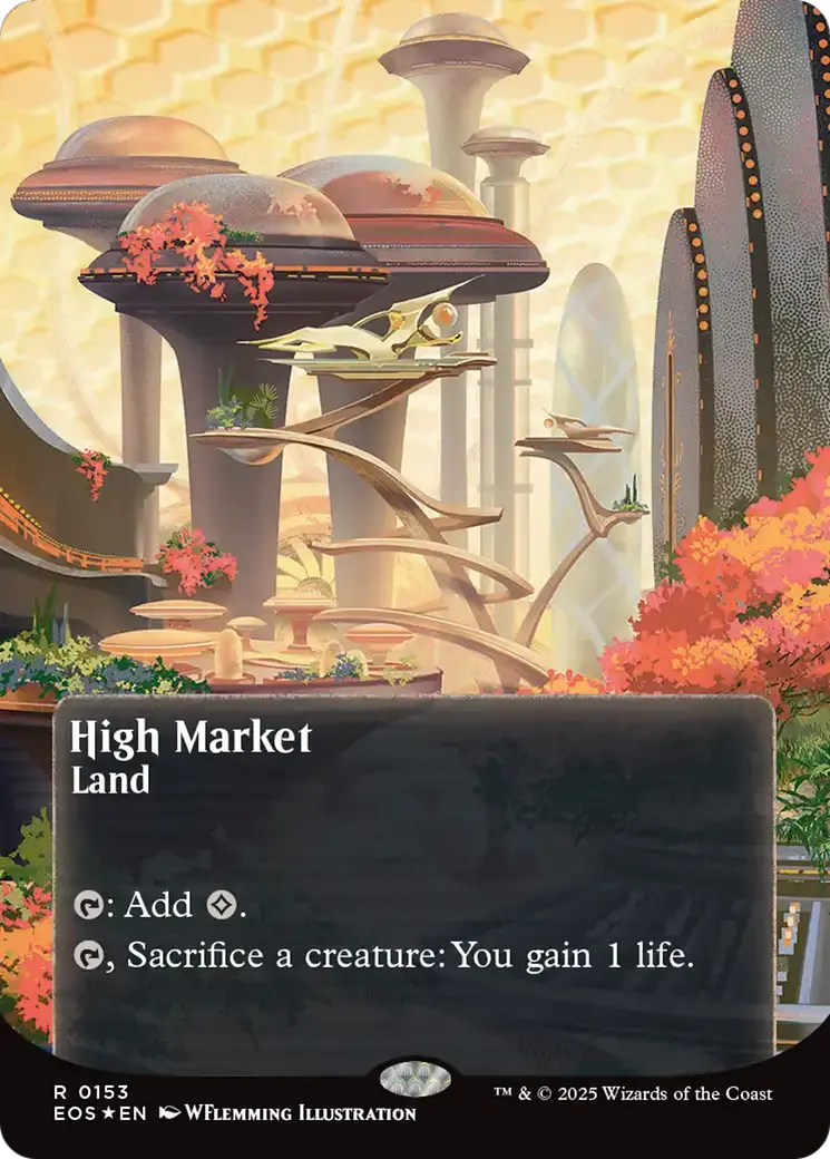 High Market (0153) (Borderless) (Galaxy Foil) [Edge Of Eternities: Stellar Sights] 1