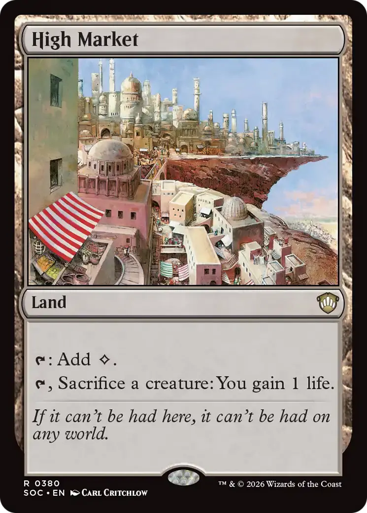 High Market [Secrets Of Strixhaven Commander] 1
