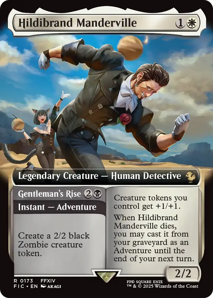 Hildibrand Manderville // Gentleman's Rise (Extended Art) [Final Fantasy Commander] 1