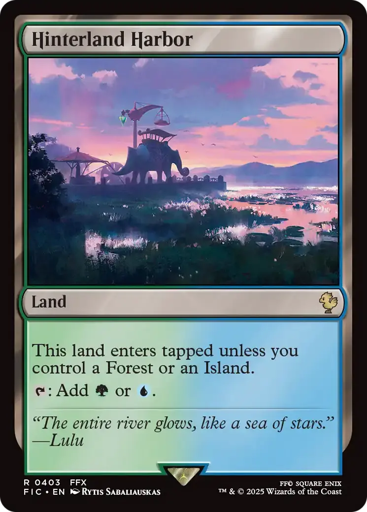 Hinterland Harbor [Final Fantasy Commander] 1